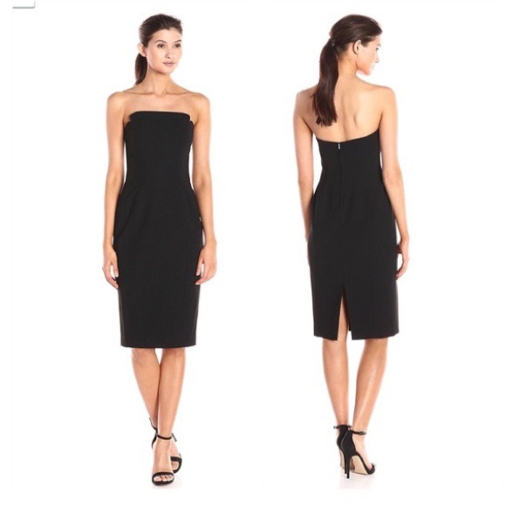 Jill Jill Stuart Women's Strapless Column Midi Dress Size 4